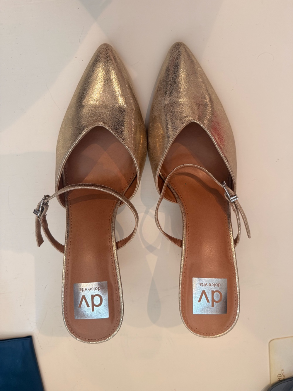 Dolce Vita Gold Heels